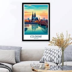 Cologne Travel Print Cologne Wall Decor Germany Cologne Art Cologne Wall Art Ger