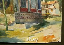 Contemporary realist print landscape signed