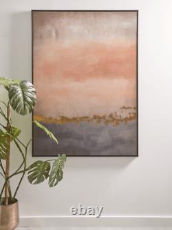 Cox & Cox Abstract Sunset Framed Canvas RRP £225