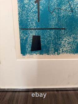Cut Shark Bold Abstract Serigraph Print, 1980, Limited Edition 3/6 (B18)