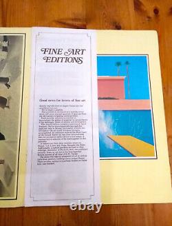 DAVID HOCKNEY 1977 1st Ed. Pop Art Offset Litho Print Portfolio Book ULTRA-rare