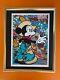 Death Nyc Hand Signed Large Print Framed 16x20in Mickey Mouse Graffiti Brainwash