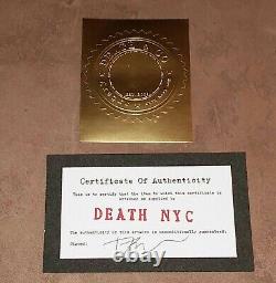 DEATH NYC ltd signed art print 45x32cm mr brainwash billie holiday bansky nola