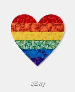 Damien Hirst Butterfly Rainbow Heart Limited Edition Artwork Art Print Small