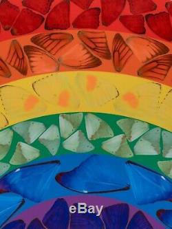 Damien Hirst Butterfly Rainbow Small Heni Limited edition H7-2