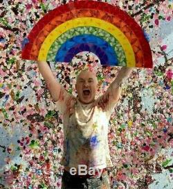 Damien Hirst Large Rainbow Artwork