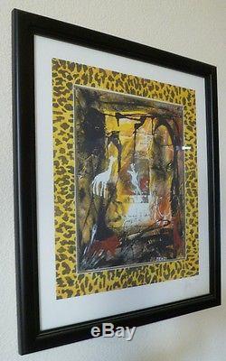 David Bowie Hand Signed Limited Edition 1999 Lithograph Zenzi