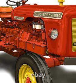 David Brown 880 Tractor Mounted or Framed Unique Art Print fudgy draws present