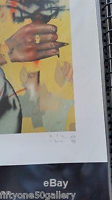 David Choe Driving Home Alone Print Signed Numbered not banksy fairey obey kaws