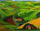 David Hockney Road Across The Wolds Canvas Wall Art Ready To Hang