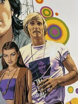 Dazed And Confused Movie Poster Art Print Paul Mann 420 Weed Stoner pot mondo