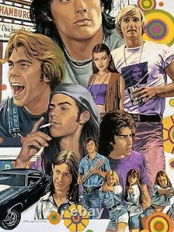 Dazed And Confused Movie Poster Art Print Paul Mann 420 Weed Stoner pot mondo