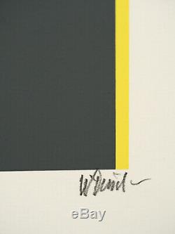 Dexel Walter Bauhaus handsigniert und nummeriert, Serigr. In 9 Farben