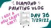 Diamond Painting Vlog Day 36 7 29 22 Michael S Haul A New Craft Cart New Pen Unboxing U0026 More