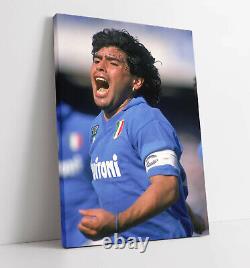 Diego Maradona 2 Large Canvas Art Float Effect/frame/picture/poster Print
