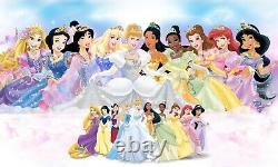 Disney princesses INCH FRAMED CANVAS WALL COVERING ART DECO WALL ART