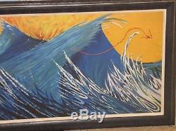 Dr Seuss Firebird 545/850 Serigraph on Canvas 22x43 withCOA