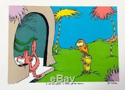 Dr Seuss I AM THE LORAX Estate Signed Ltd Edition Serigraph Art Theodore Giselle