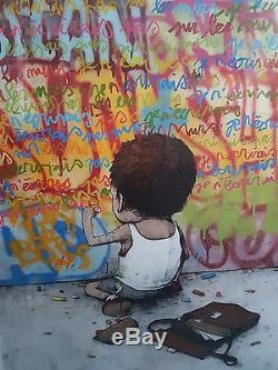 Dran, I Have Chalks, PIctures on Walls, POW, Banksy, Print