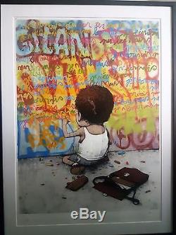 Dran, I Have Chalks, PIctures on Walls, POW, Banksy, Print