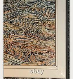 EMEK Guitar Island Art Print on Wood Panel 10,000 Lakes Festival LIMITED PP 2/25