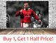 Eric Cantona Canvas Print Framed Wall Art Picture Ready To Hang