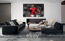 ERIC CANTONA CANVAS PRINT FRAMED WALL ART PICTURE Ready To Hang