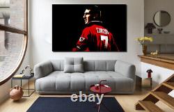 ERIC CANTONA CANVAS WALL ART PRINT FRAMED PICTURE Ready To Hang