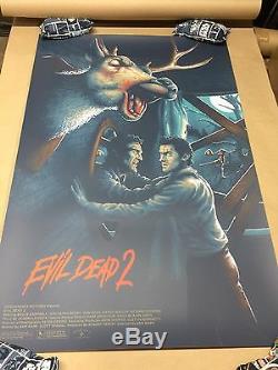 EVIL DEAD 2 Screen Print Poster #30/90 by Rabalais not Mondo