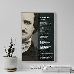 Edgar Allan Poe Poem Print Annabel Lee Art Photo Poster Gift