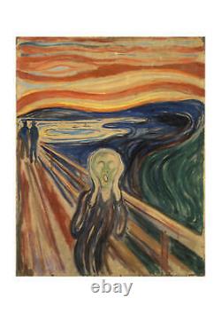 Edvard Munch The Scream Sketch Wall Art Poster Print