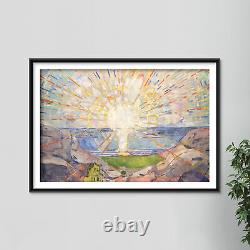 Edvard Munch The Sun (1911) Photo Poster Painting Art Print