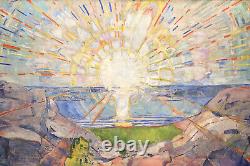 Edvard Munch The Sun (1911) Photo Poster Painting Art Print