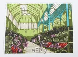 Edward Bawden Covent Garden Flower Market Proof Curwen Studio