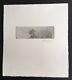 Edward Gorey Spectral Child Appears Before The Big Cat Etching Rare