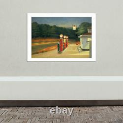 Edward Hopper Gas Giclee Wall Art Poster Print