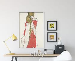 Egon Schiele Mother and Daughter (1913) Painting Poster Print Art Gift
