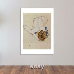 Egon Schiele Woman Bending Down Wall Art Poster Print