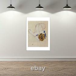 Egon Schiele Woman Bending Down Wall Art Poster Print