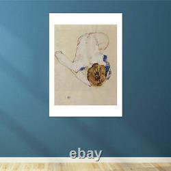 Egon Schiele Woman Bending Down Wall Art Poster Print