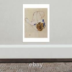 Egon Schiele Woman Bending Down Wall Art Poster Print