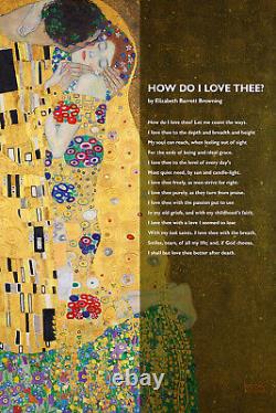 Elizabeth Barrett Browning Poem Print How do I love Thee Art Photo Poster