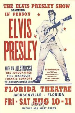 Elvis Presley Concert Posters Rock Vintage Retro Prints Wall Art, A4, A3, A2, A1