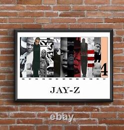 Eminem Discography Multi Album Art Print Great Christmas Gift for a Fan