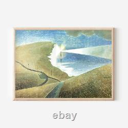 Eric Ravilious Beachy Head (1939) Poster, Art Print, Painting, Artwork, Gift