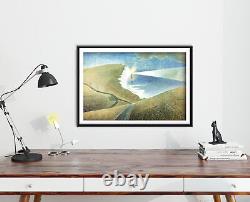 Eric Ravilious Beachy Head (1939) Poster, Art Print, Painting, Artwork, Gift