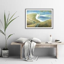 Eric Ravilious Beachy Head (1939) Poster, Art Print, Painting, Artwork, Gift