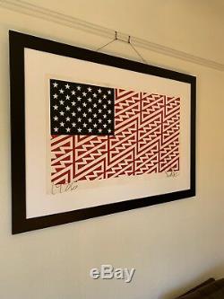 FAILE Star Spangled Shadows (Faile Flag) 2009