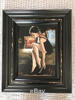 Fabian Perez'Blue and Red III' Framed Limited Edition Print 1/195