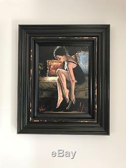 Fabian Perez'Blue and Red III' Framed Limited Edition Print 1/195